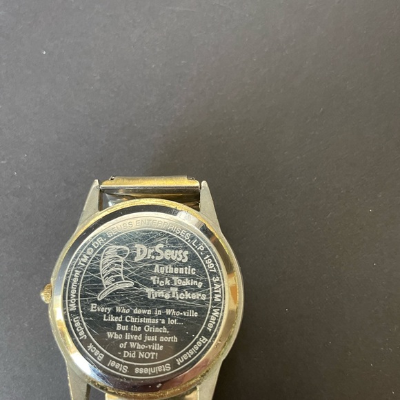 Dr Seuss. Tick Tocking Time Tickers CAT IN THE HAT watch - Picture 2 of 5